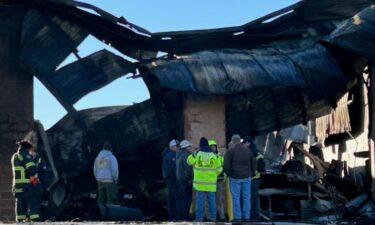 A Mills River Fire Department substation burned down in the early morning hours of Jan. 17.