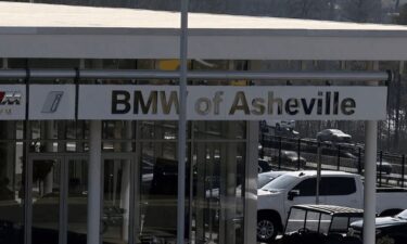 Surveillance footage from BMW of Asheville taken in the early morning hours of Tuesday