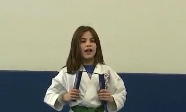 10-year-old Eden Savoain