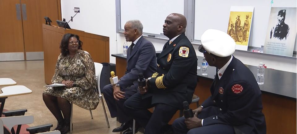 <i>WBBM via CNN Newsource</i><br/>Black veterans of the Chicago Fire Department gathered to give their insight to the next generation of firefighters and paramedics.