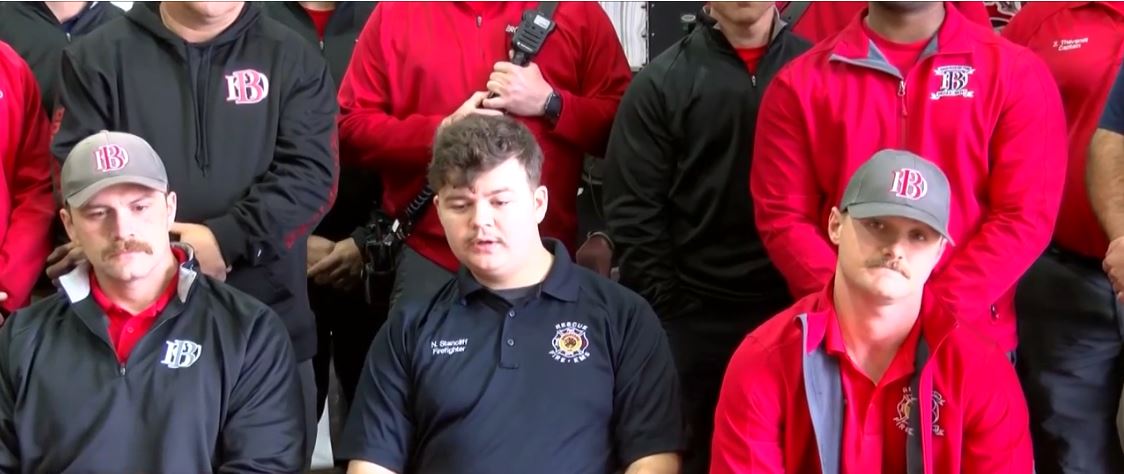 <i>KADN via CNN Newsource</i><br/>Three seriously injured Broussard firefighters are sharing their stories of survival after a 30-foot-tall brick wall fell on top of them as they were battling a fire.