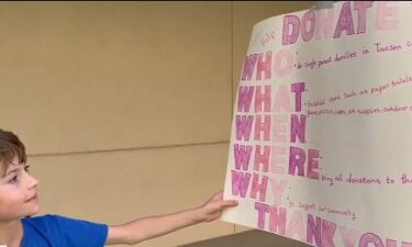 A fourth-grade student at Painted Sky Elementary School is leading an effort to support single-parent families affected by cancer.