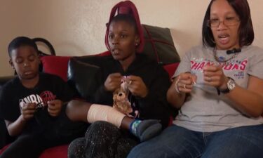 An 8-year-old boy is recovering after being struck by a bullet in his sleep.