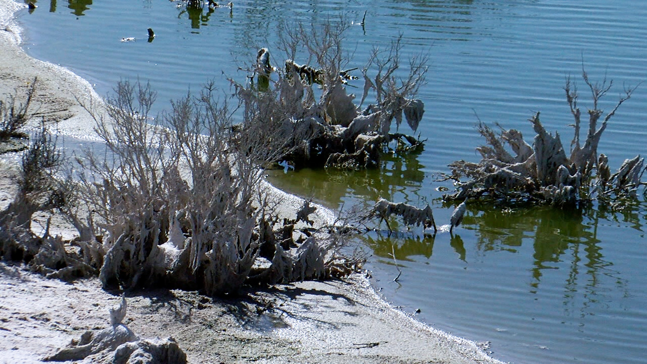 <i>KVIA via CNN Newsource</i><br/>Holloman Lake was built in the 1960s to collect stormwater