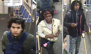 Three people wanted for robbing a CTA Red Line passenger on February 3.