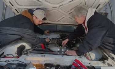 A 17-year-old boy and his grandmother from Massachusetts have a special bond and a special project they're doing together - rebuilding a sports car.
