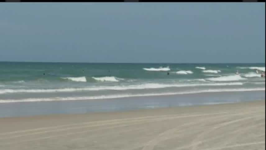 <i>WESH via CNN Newsource</i><br/>The driver made an immediate right turn toward the beach exit