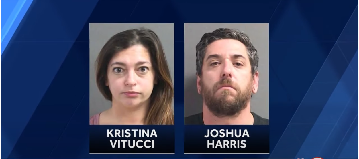 <i>Edgewater Police Department/ WESH via CNN Newsource</i><br/>The Edgewater Police Department released the body-cam footage from when two parents left a toddler in a car to go drinking last week.