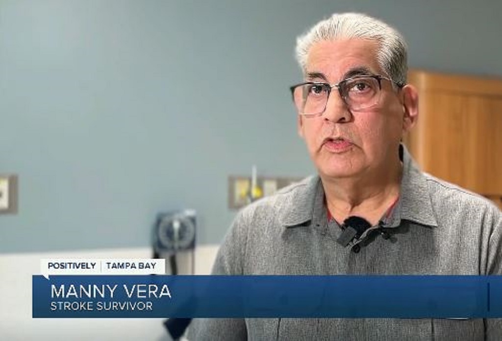 <i>WFTS via CNN Newsource</i><br/>Vera had a stroke and got treatment at HCA Florida Brandon Hospital.