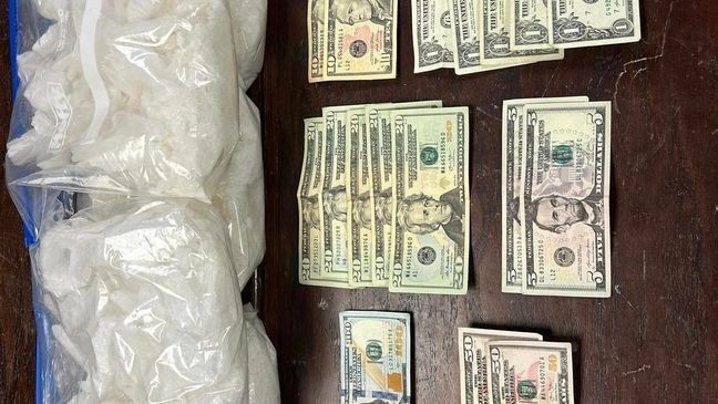 <i>WLOS/Macon County Sheriff's Office via CNN Newsource</i><br/>Items collected from one of the largest drug busts in Macon County history.