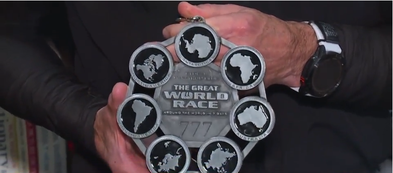 <i>WLWT via CNN Newsource</i><br/>A local marathon runner took on the World Marathon Challenge