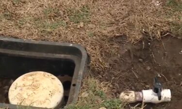 Peter Adkins said when he and his neighbors started seeing their well levels bottoming out