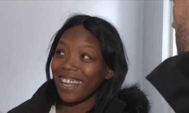 Tateona Williams has been living in a shelter for the past few weeks. On Wednesday
