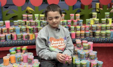 Eight-year-old Janek has had a lot of visits to Corewell Health's Children's hospital as of late.