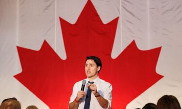 Canadian Prime Minister Justin Trudeau speaking at the Canada-US Economic Summit in Toronto