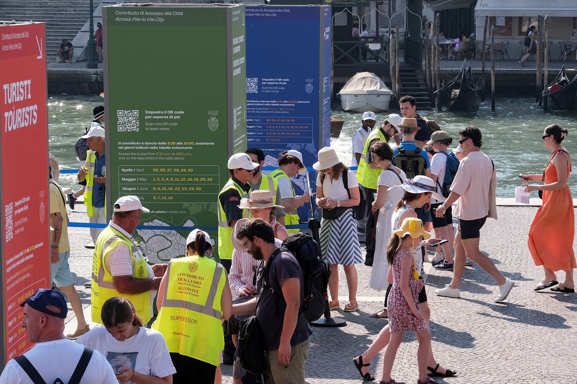 <i>Manuel Silvestri/Reuters via CNN Newsource</i><br/>The scheme saw nearly half a million visitors pay the fee in 2024.