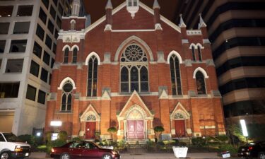 The exterior of the Metropolitan African Methodist Episcopal Church in Washington