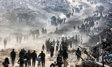 Iyam Jahjouh told CNN that people in Gaza "don’t give a damn about Trump’s threats or Netanyahu’s threats.”