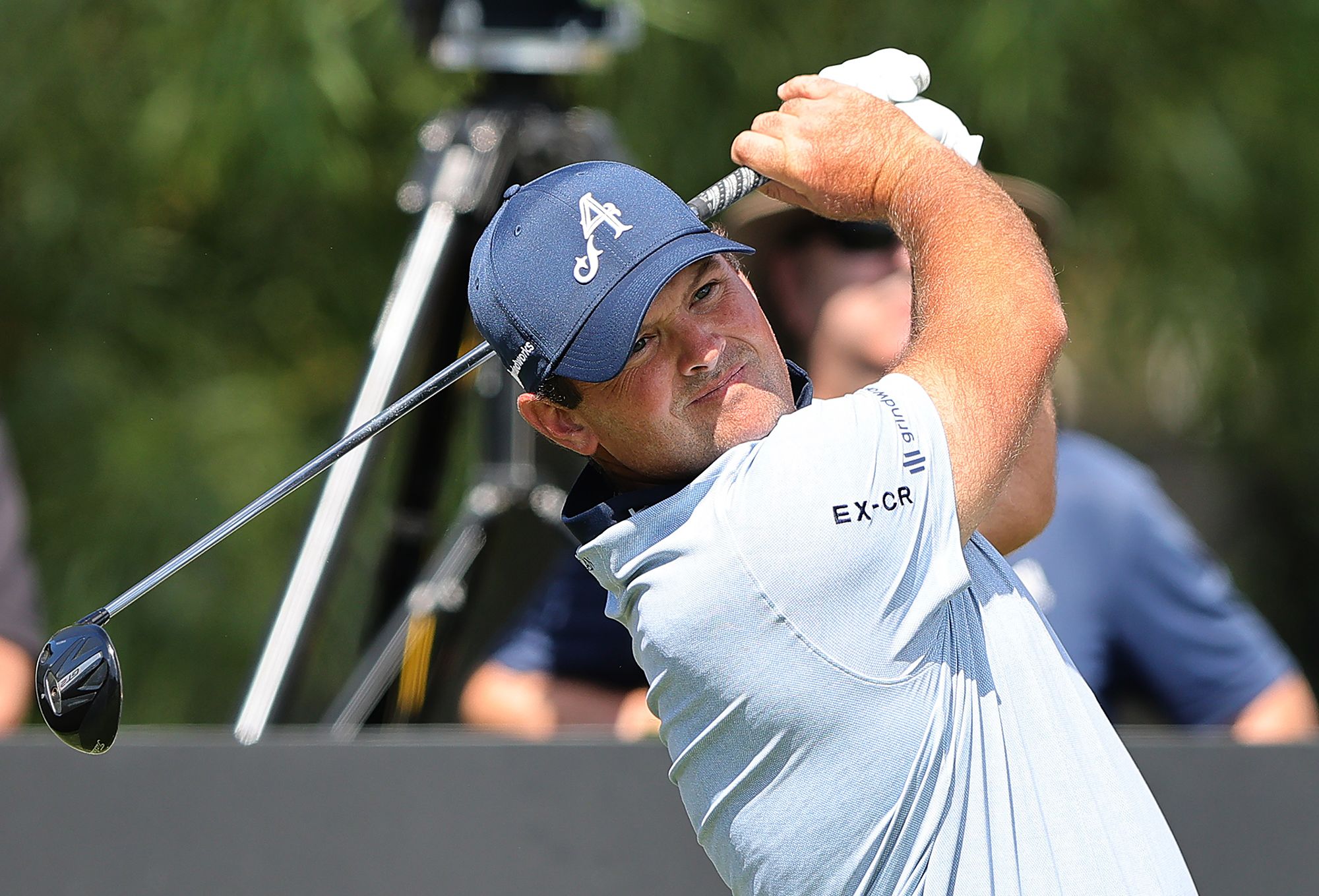 <i>Sarah Reed/Getty Images via CNN Newsource</i><br/>Patrick Reed hit a hole-in-one on the 12th hole at The Grange Golf Club on day one of the LIV Golf tournament in Adelaide