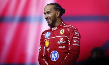 Lewis Hamilton tests the Scuderia Ferrari SF-25 at Fiorano Circuit on February 19.