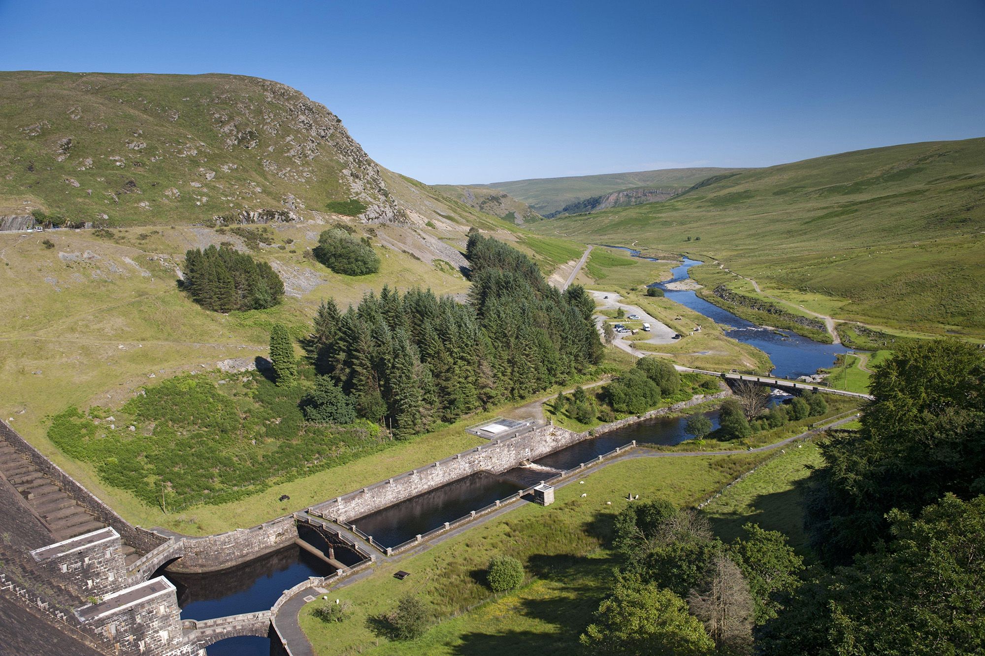 <i>Wayne Hutchinson/imageBROKER/Shutterstock via CNN Newsource</i><br/>The Claerwen Reservoir is deep in the Welsh countryside.