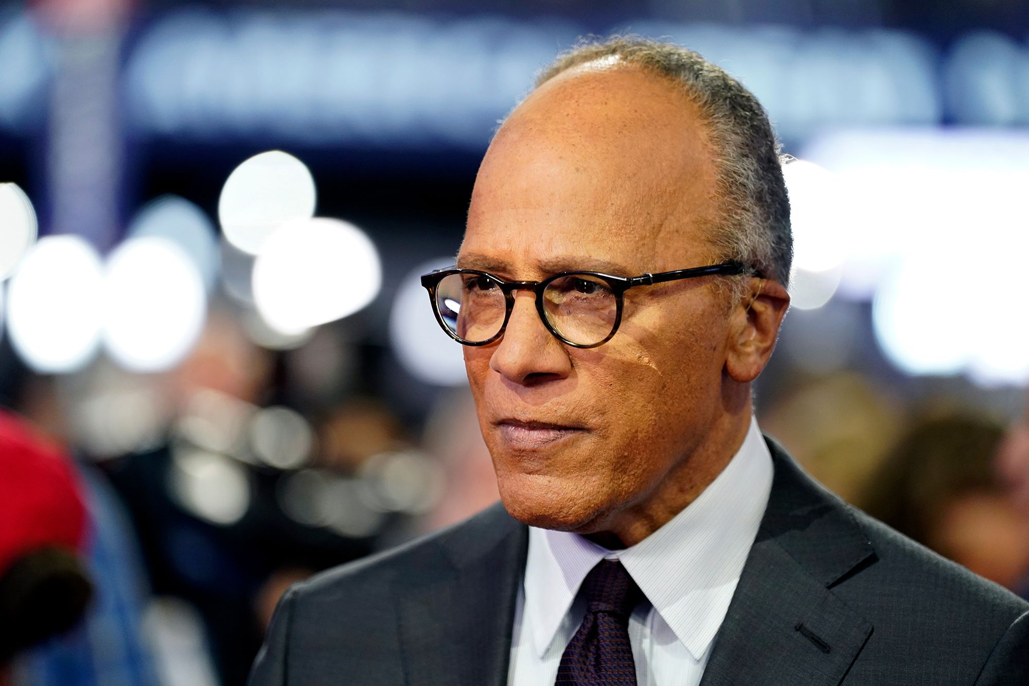 <i>Al Drago/Bloomberg/Getty Images via CNN Newsource</i><br/>Lester Holt is stepping down from his anchor role. Lester Holt