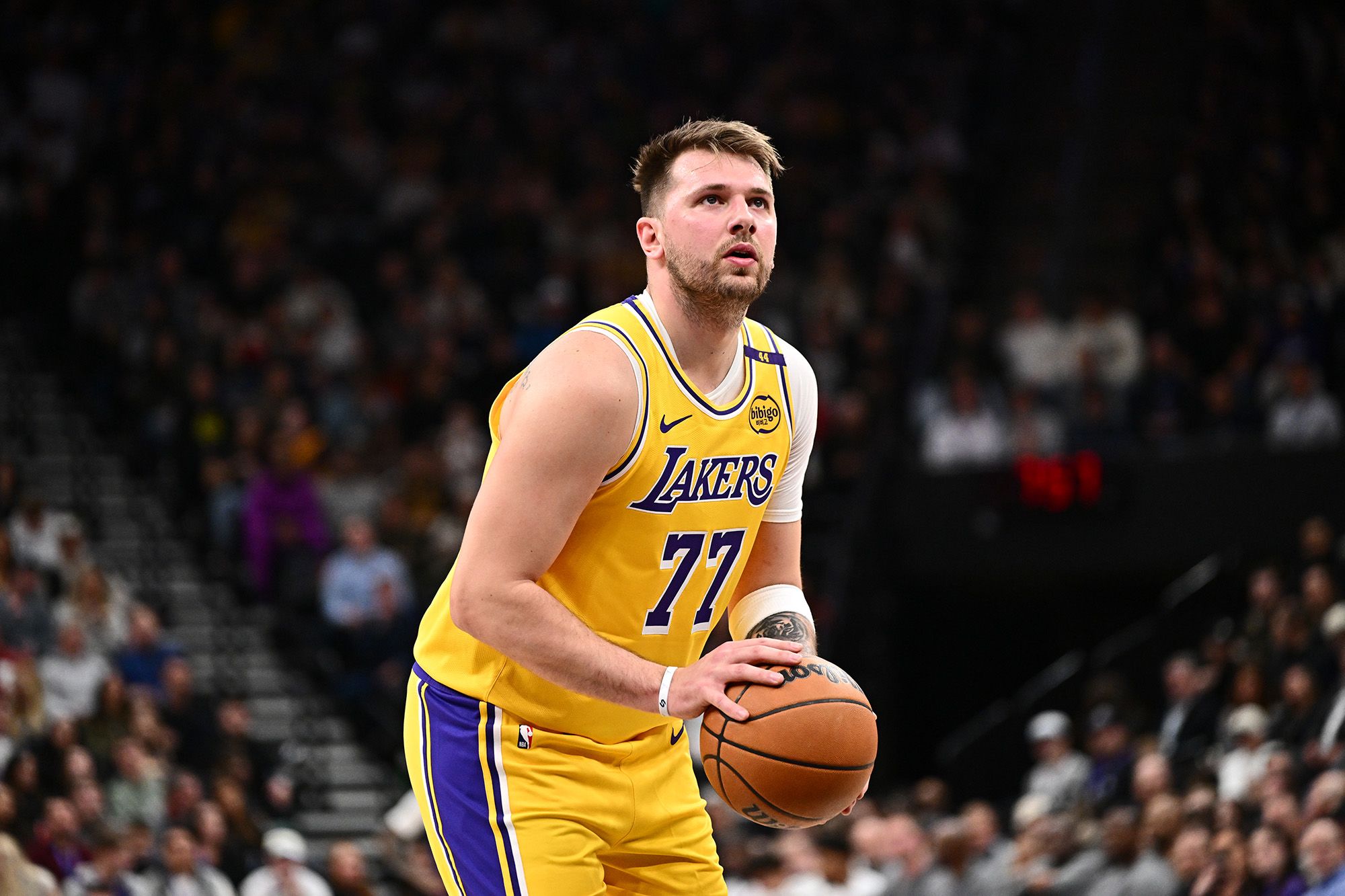 <i>David Zalubowski/AP via CNN Newsource</i><br/>Dončić looked like his old self against the Nuggets on Saturday