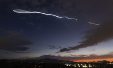 A SpaceX Falcon 9 rocket carrying a payload of 23 Starlink internet satellites soars into space after launching from Vandenberg Space Force Base earlier this month.