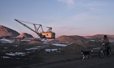 Excavators mine rare earth materials on Ukrainian soil on February 25 in the Zhytomyr region. The US and Ukraine have agreed to terms on a deal over natural resources and reconstruction.