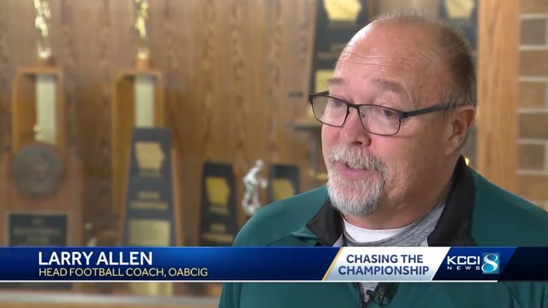 <i>KCCI via CNN Newsource</i><br/>DeJean's high school football coach