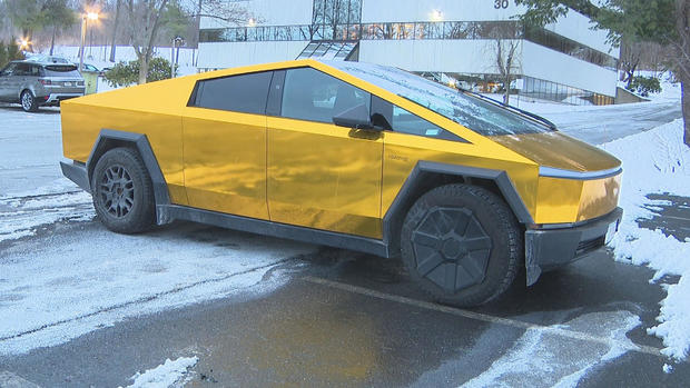 <i>WBZ via CNN Newsource</i><br/>A Tesla owner in central Massachusetts says he's been threatened because he drives a Cybertruck made by Elon Musk's company.