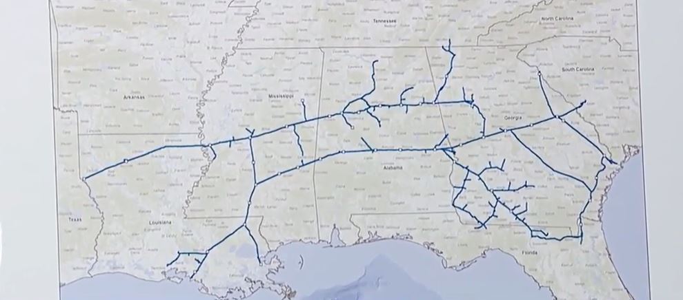 <i>WJCL via CNN Newsource</i><br/>The project would deliver over a billion cubic feet of natural gas every day.