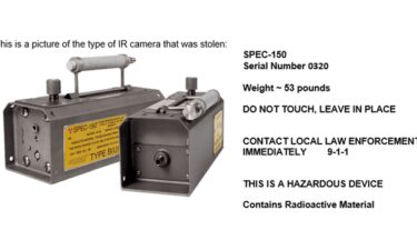 A file image of the type of IR camera that was stolen from a truck in Kernersville