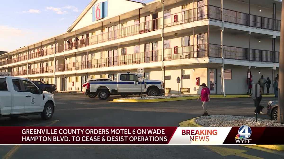 <i>WYFF via CNN Newsource</i><br/>The motel was told living conditions were unsafe and residents would need to leave.