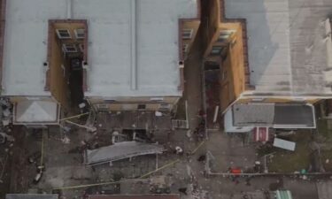 A roof collapsed in Oakland on Friday