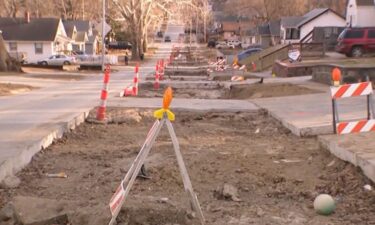 Jordan Kaaa said the sidewalks near her home have been unwalkable ever since construction started after a water main break in September.