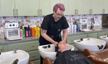 Rumors Salon in Sand Springs is working to provide some peace and comfort to those who lost so much in the Mannford wildfires.