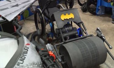 "How many times my son would drive around in one of these costumes