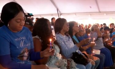Hundreds of people gathered at Wooton Park on March 29 to honor the life of 10-year-old Xavier Williams