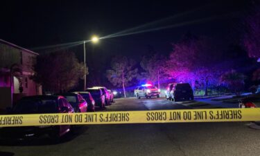A man was shot by a Hillsborough County deputy on Sunday after he was accused of pointing a gun at the law enforcement officer during a Riverview domestic violence call.