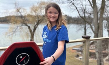 A 10-year-old Hartland girl is determined to see how many months in a row she can waterski in Wisconsin