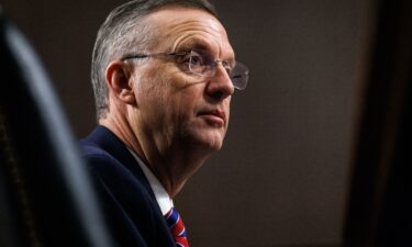 Doug Collins testifies during his Senate Veterans' Affairs Committee confirmation hearing in the Dirksen Senate Office Building in Washington