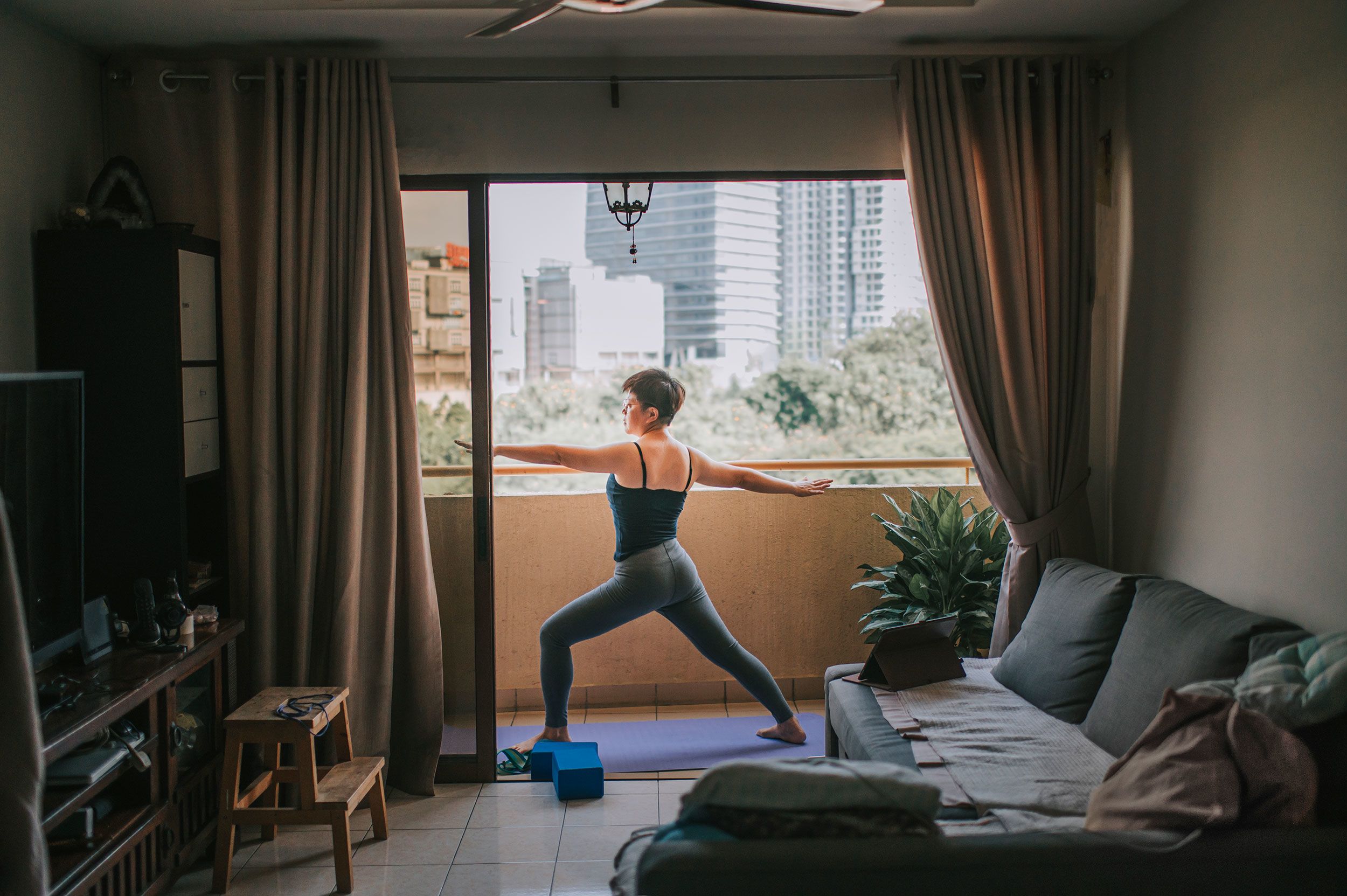 <i>Edwin Tan/E+/Getty Images via CNN Newsource</i><br/>Practices such as yoga can be a great way to help in your recovery after an illness.