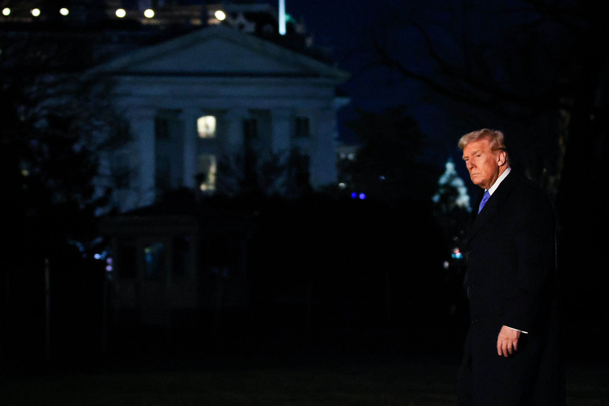 <i>Samuel Corum/Getty Images via CNN Newsource</i><br/>President Donald Trump walks to the White House on March 9 in Washington