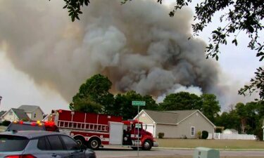 Fire officials believe the Covington Drive Fire near Myrtle Beach