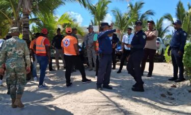 In this photo shared by Defensa Civil La Altagracia on Saturday
