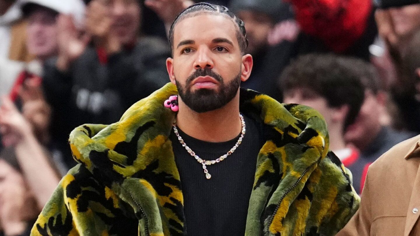<i>Mark Blinch/Getty Images via CNN Newsource</i><br/>Universal Music Group is requesting to dismiss Drake’s federal defamation lawsuit against the label over Kendrick Lamar’s blockbuster song “Not Like Us.” Drake is seen here at the Kings-Raptors game in Toronto in 2024.