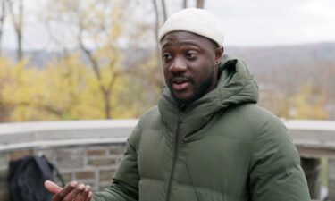 Momodou Taal speaks with CNN in November 2023.