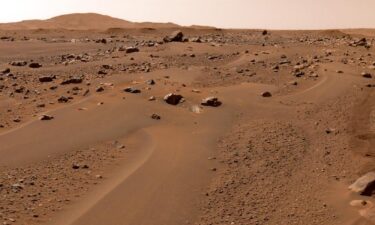 Mars is often thickly coated in dust.