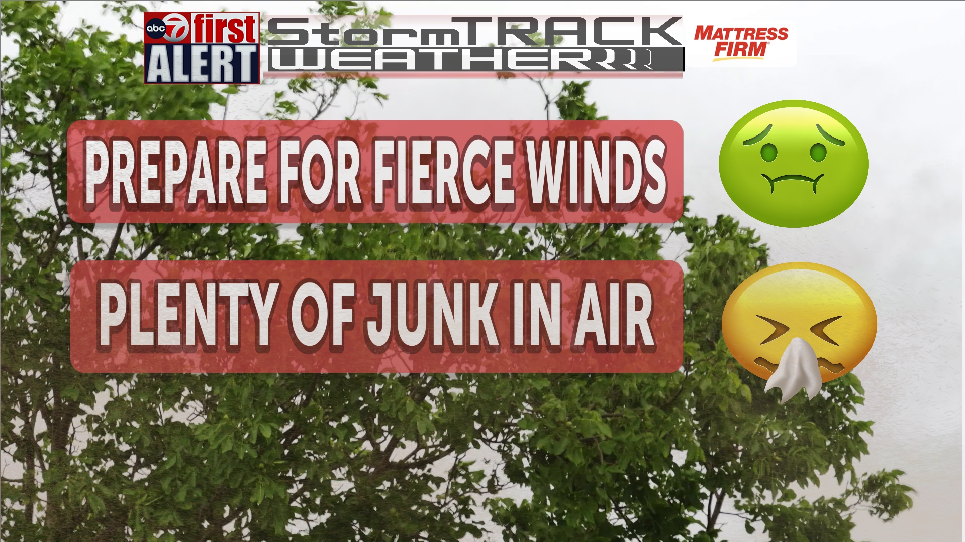 ABC-7 First Alert continues - Strong winds to cause blowing dust and sand